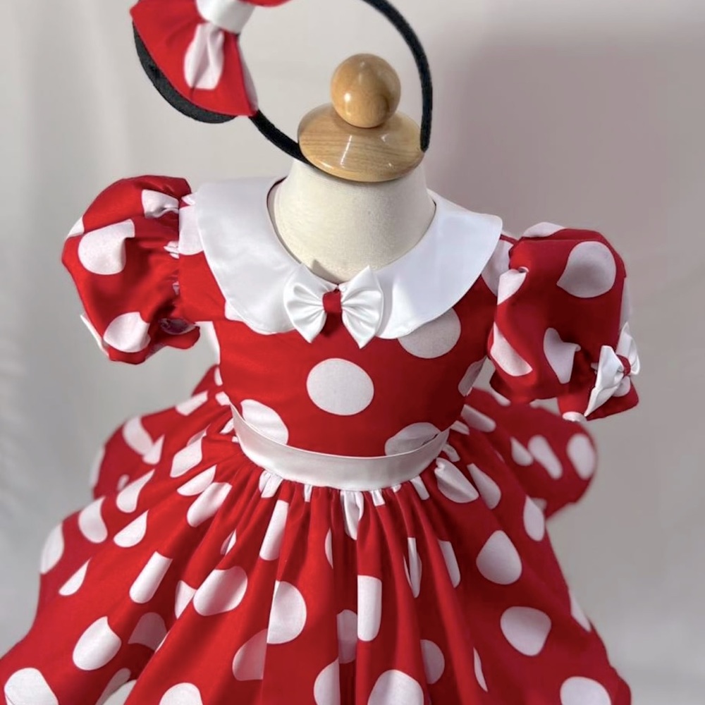 Minnie mouse couture dress